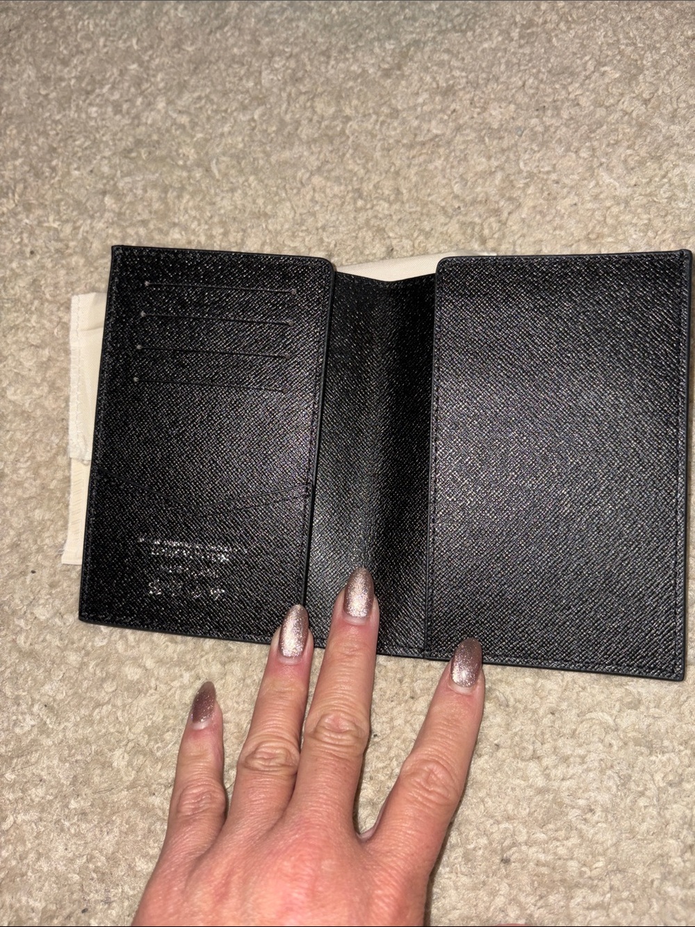 Inspired Multicolor Black Passport Holder - Picture 3 of 12